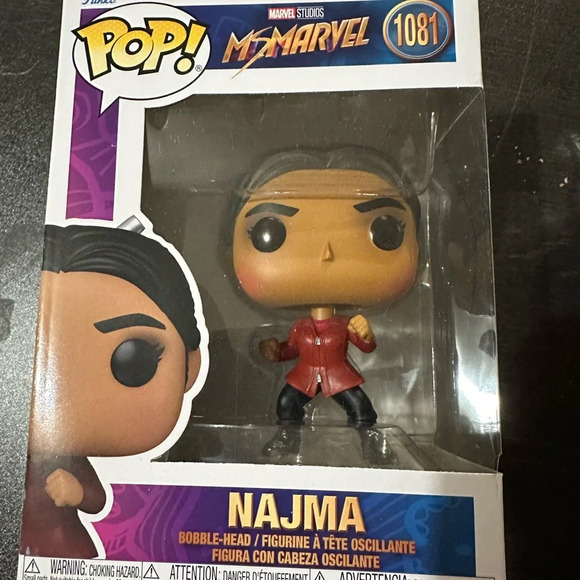 NWT Funko Pop - Ms Marvel 1081 - Najma - Picture 1 of 3